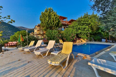 Kas Holiday Rental with Stunning Sea View and Swimming Pool ( 4 people )