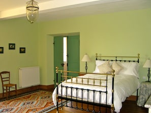 Green bedroom