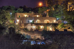 Villa Silvana at Night