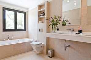 Master bathroom view 1