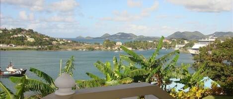 A Perfect Day On LA MARGUERITE Balcony. See Castries Bay & The Northern Reg