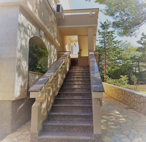 Apartments Vrtlici - A1 - stairs to reach apartment on 1st floor