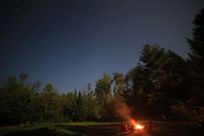 GLAMP BERNICE ON BEAUTIFUL ADIRONDACK HOBBY FARM