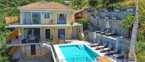 Villa Spiros with private pool Imerolia Kassiopi