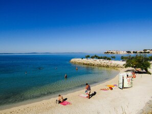 Local pebble beach - 350 meters from the apartment