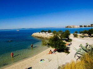 Local pebble beach - 350 meters from the apartment