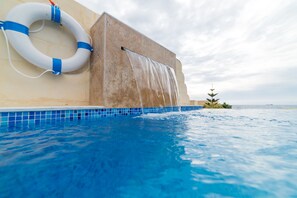 Infinity Pool with Waterfall