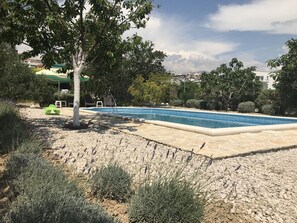 the pool