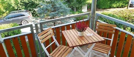 Balkon mit Blick ins Grüne