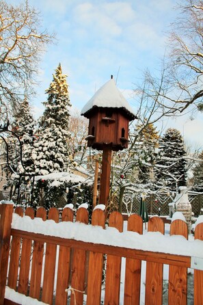 Impressionen - Garten - Kutscherhaus Casa Chabeli - Winter Impressionen