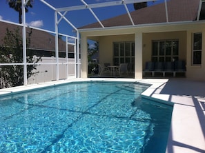Pool with lanai