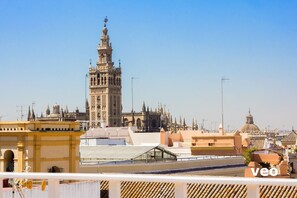 View of La Giralda - Cathedral of Seville.