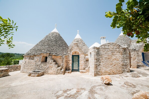 Historical entrance of trulli.