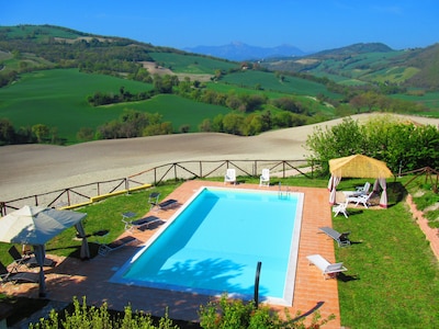 Casa dei Sogni d'Oro - Apartment Nidastore with pool 12x6 m - panoramic view