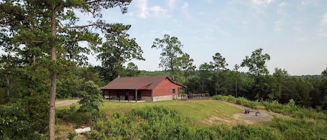 Ariel view of Hilltop Getaway