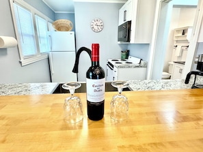 Bar view to kitchen
