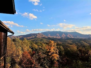 View From The Front Porch!  View From The Private Deck Is Even Better!