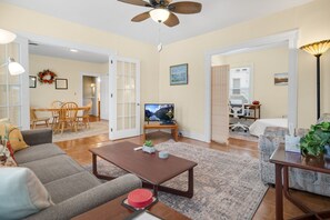 Large open spaces not found in older homes. 