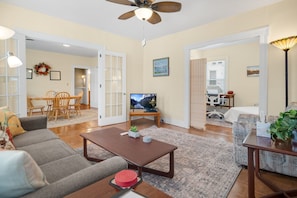 Large open spaces not found in older homes.