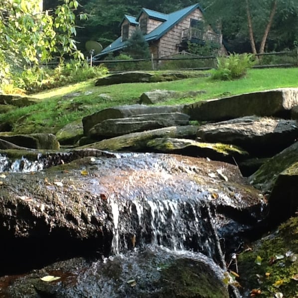 Property has beautiful stream