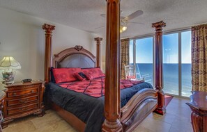 1 of 3 Gulf front master bedrooms