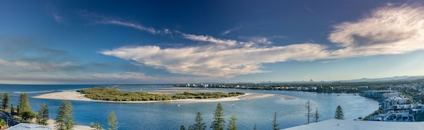 Utsikt mot havet/stranden