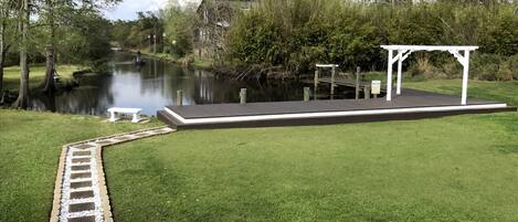 newly renovated deck