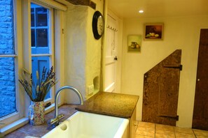 Kitchen with butlers sink