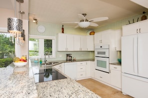 Spacious gourmet kitchen has everything you need.