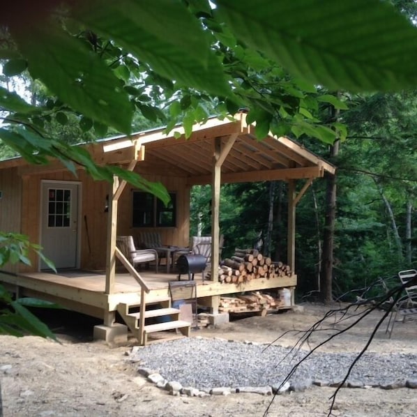 Cabin Creek Hide-Away is hidden deep in the forest!