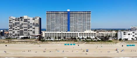 Beach View of Condo 