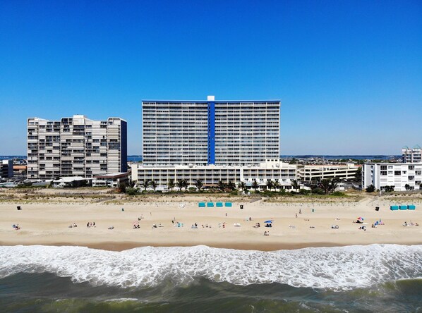 Beach View of Condo 
