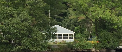 View from on the water. 