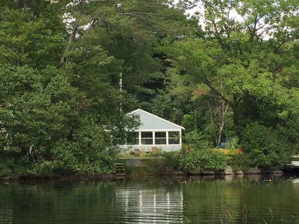 View from on the water. 