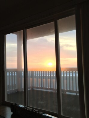 Sunrise from the couch