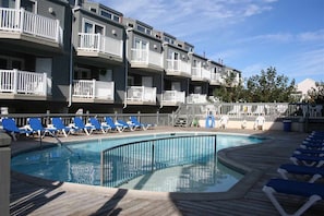 Pool on premise. Outdoor private shower and storage. 4 new beach chairs and gear