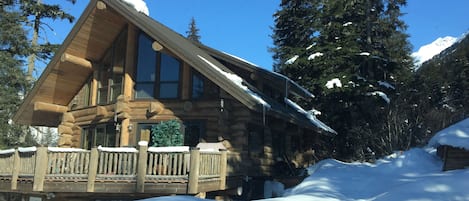 Our log home in beautiful Girdwood, Alaska