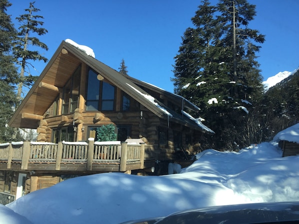 Our log home in beautiful Girdwood, Alaska