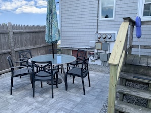 Private patio.