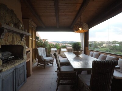 Romantic apartment with sea view on the Maddalena archipelago.