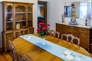 Formal dining room.
