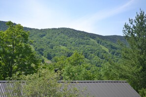 Loon Mountain Ski Resort view from Living Room, Dining Room and Deck.