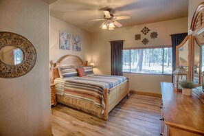 Master Bedroom located on first floor with king bed & aensuite bathroom 