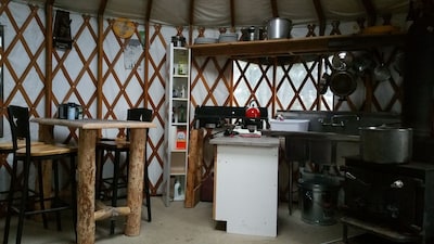 Silver Fox Yurt - Where the Mountains Meet the Moon