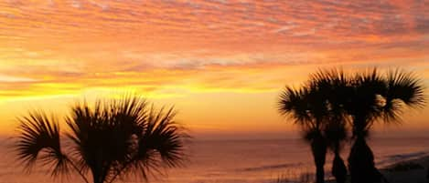 Sunrise from the balcony