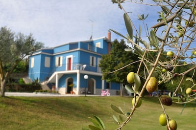 La Casa Azul, en el corazón de Sicilia, entre Piazza Armerina y de Caltagirone 