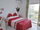 Bedroom 1 with sea view