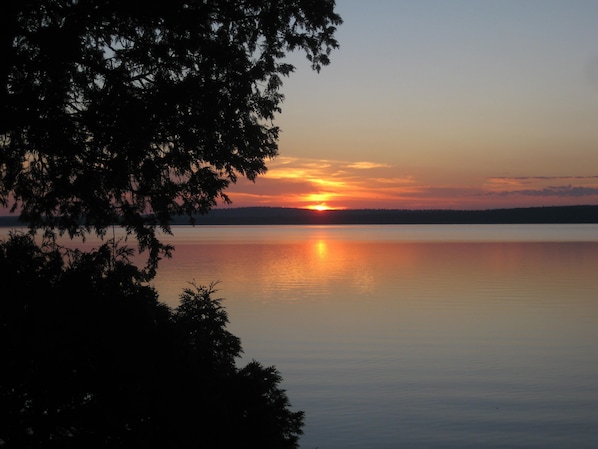 Breath taking sunrise on Schoodic Lake for your enjoyment.
