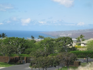 From our entrance into our gated community you can see the coast line