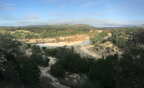 View from Upper Deck (trail to river in foreground)